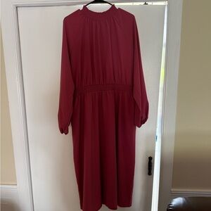 a new day pink mauve Maxi Dress with Elegant Design